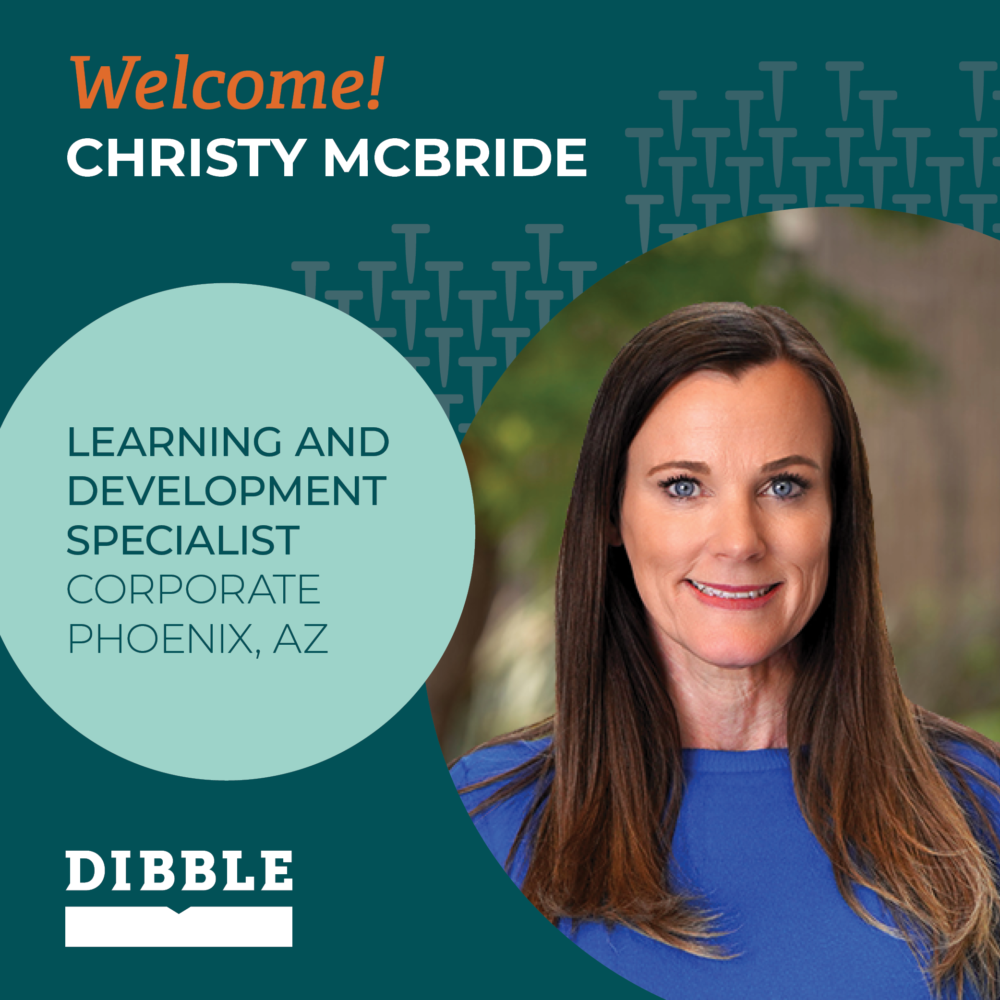 Christy McBride Learning and Development Specialist Dibble